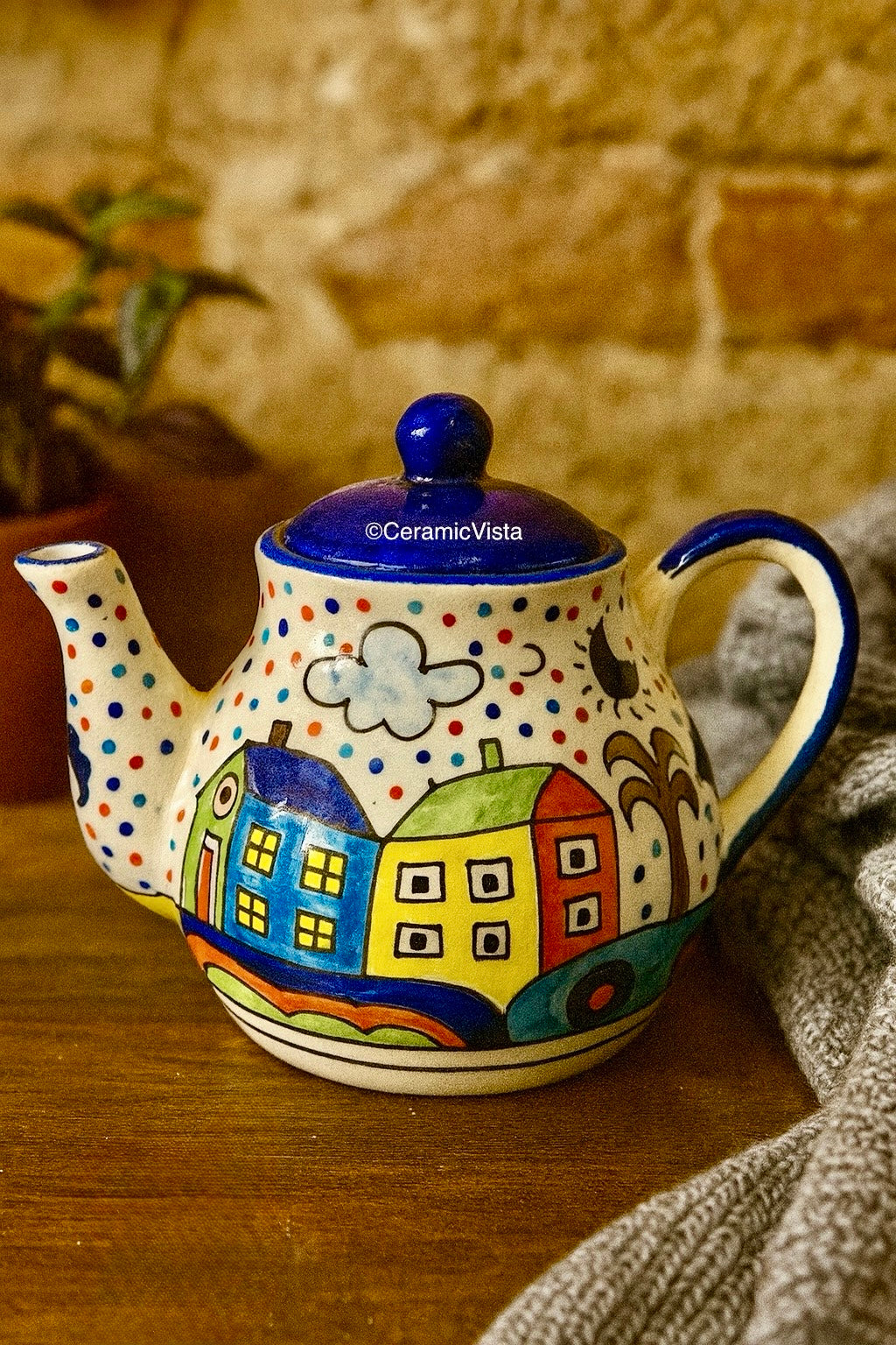 Artisanal Ceramic Teapot Collection – Handcrafted & Beautifully Detailed | CeramicVista