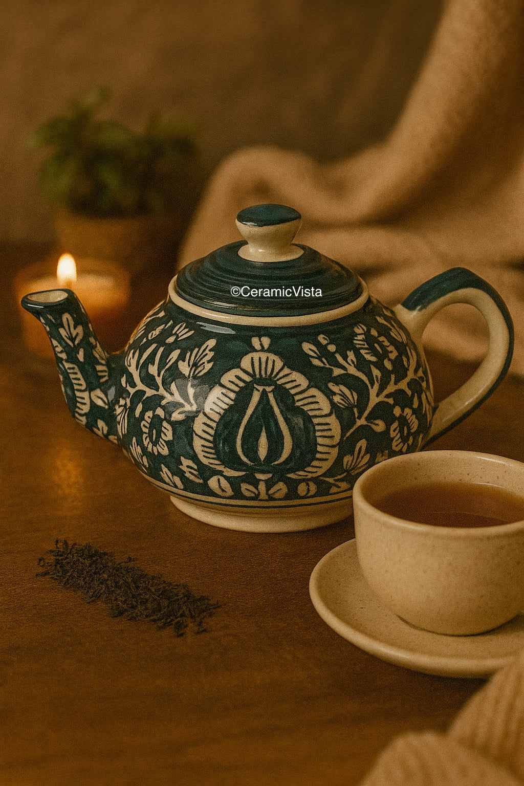Artisanal Ceramic Teapot Collection – Handcrafted & Beautifully Detailed | CeramicVista