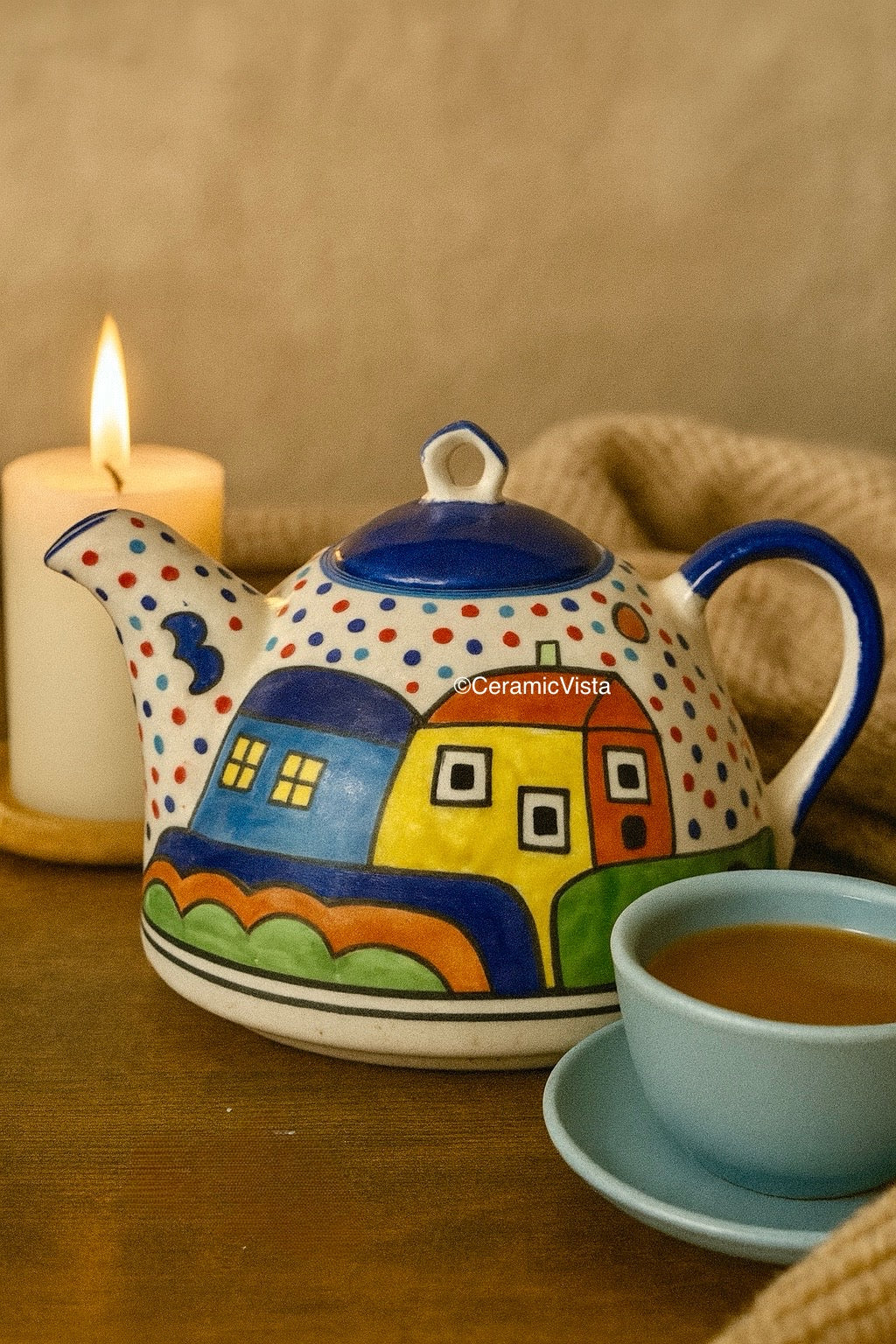 Artisanal Ceramic Teapot Collection – Handcrafted & Beautifully Detailed | CeramicVista