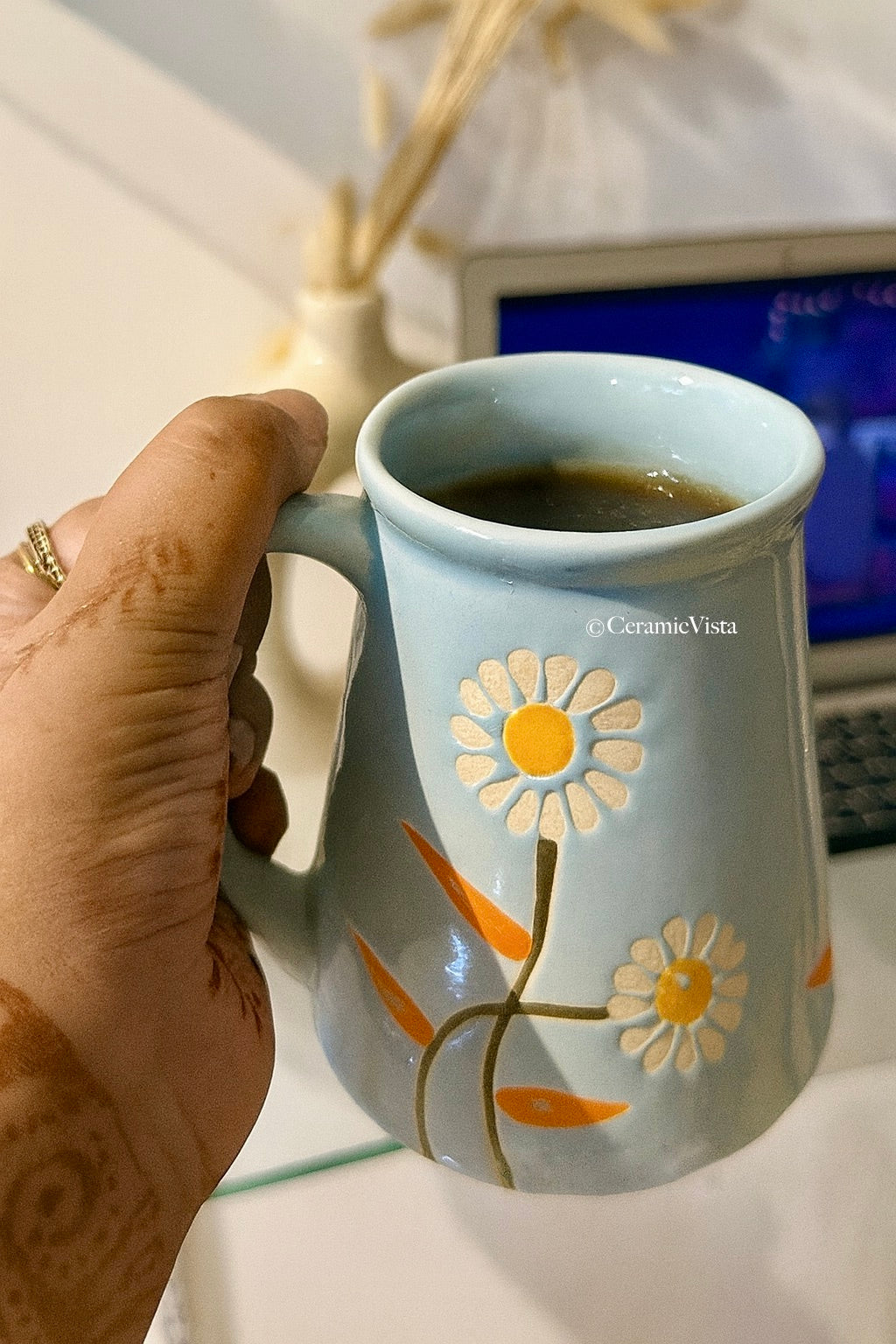 Daisy Garden Ceramic Mug