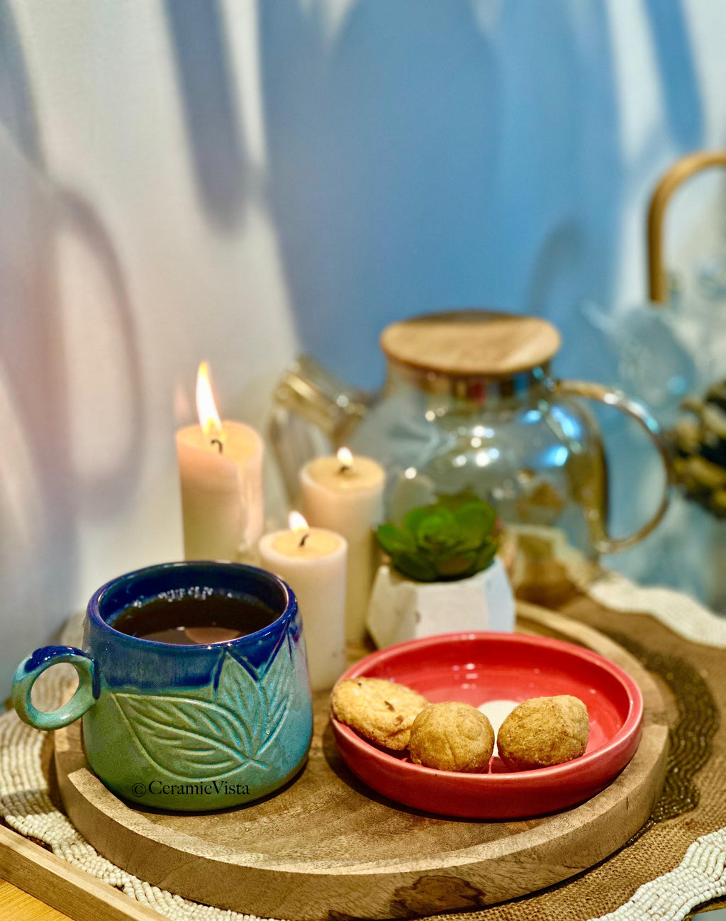 Blue Meadow Cup 🌸