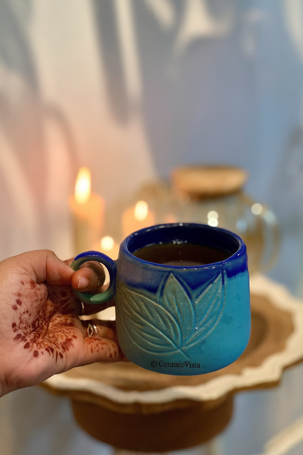 Blue Meadow Cup 🌸