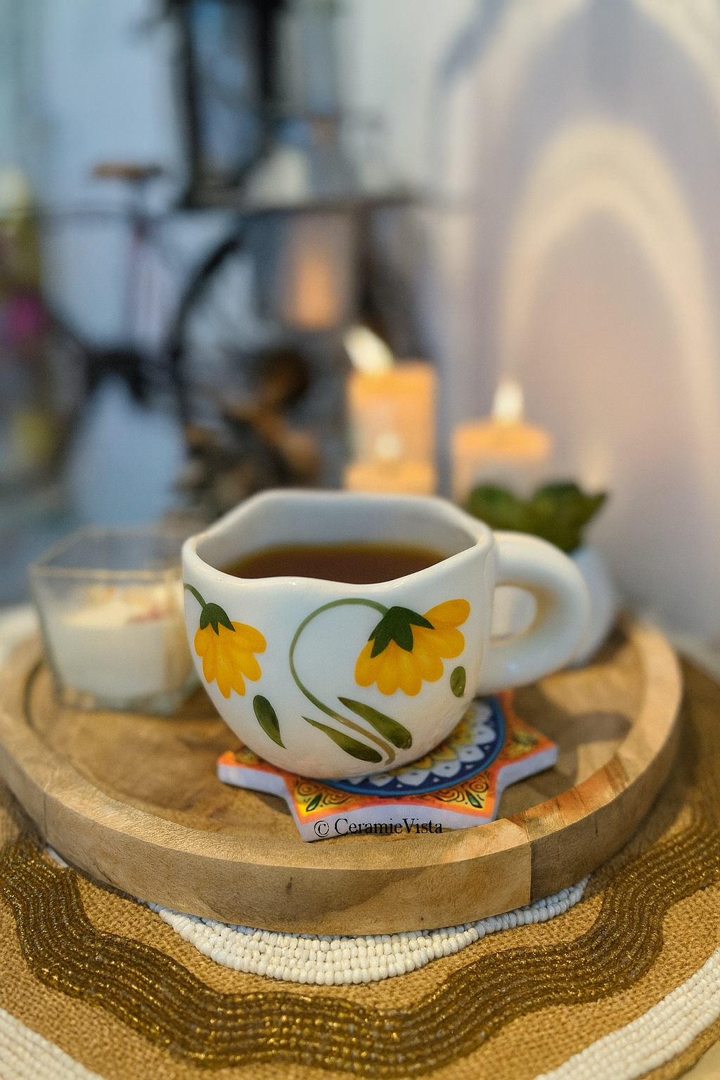Yellow Daffodil Ceramic Mug